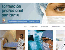 Tablet Screenshot of formacionprofesionalsanitaria.com